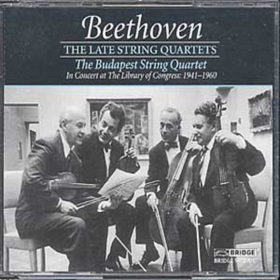 Cover for Beethoven / Budapest String · Late String Quartets (CD) (1997)