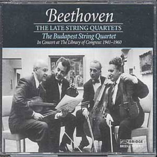 Cover for Budapest String Quartet · Beethoventhe Late String Quartet (CD) (2008)