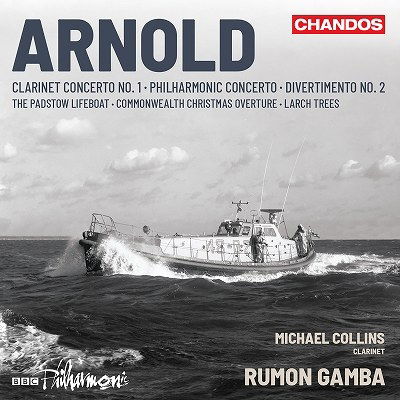 Arnold: Clarinet Concerto and Orchestral Works - Gamba, Rumon / Bbc Philharmonic / Michael Collins - Música - CHANDOS - 0095115215227 - 6 de enero de 2023