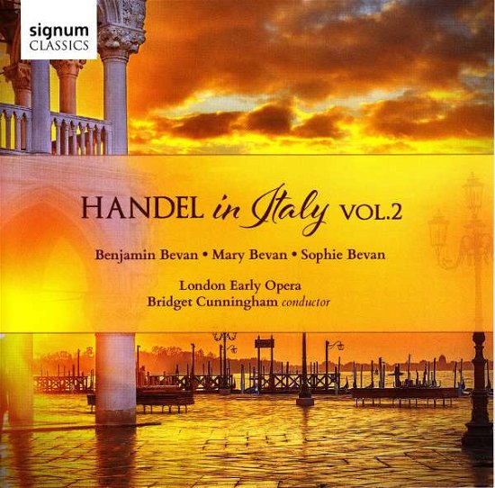 Cover for London Early Opera / Cunningham · Handel In Italy - Vol. 2 (CD) (2017)