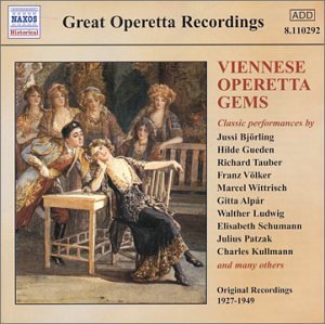 Cover for Great Operetta Recordings: Viennese Gems / Various (CD) (2003)