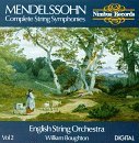 Cover for Mendelssohn / English String Orch / Boughton · Symphonies 7,8 &amp; 10 (CD) (1992)