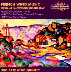 French Wind Music - Pro Arte Wind Quintet - Musik - NIMBUS - 0710357709227 - 14. august 2012