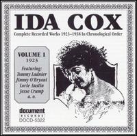 Complete Recorded Works 1 (1923) - Ida Cox - Musikk - DOCUMENT RECORDS - 0714298532227 - 1. april 1997