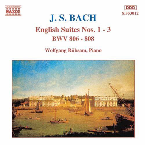 English Suites 1-3 - Johann Sebastian Bach - Música - NAXOS - 0730099401227 - 24 de novembro de 1997