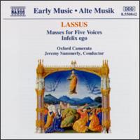 Cover for Lassus / Summerly / Oxford Camerata · Mass for 5 Voices / Infelix Ego (CD) (1994)