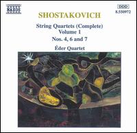 String Quartets 1 - Shostakovich / Eder Quartet - Music - NCL - 0730099597227 - October 4, 1994