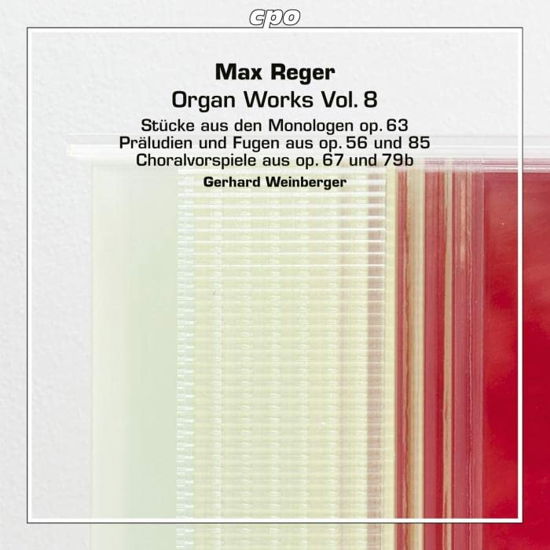 Organ Works Vol.8: Historical Instruments Reger's Days - Gerhard Weinberger - Musik - CPO - 0761203534227 - 22. august 2022