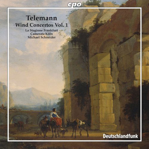 Wind Concertos 1 - Telemann / Schneider / La Stagione Frankfurt - Musiikki - CPO - 0761203703227 - tiistai 20. marraskuuta 2007