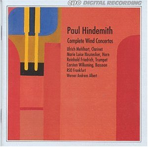 Cover for Various Artists · Hindemith: Complete Wind Concertos (CD) (1998)