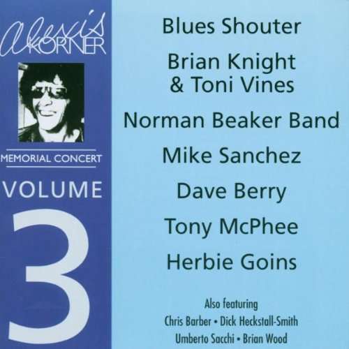 Cover for Alexis Korner Memorial Concert 3 / Various (CD) [Tribute edition] (1996)