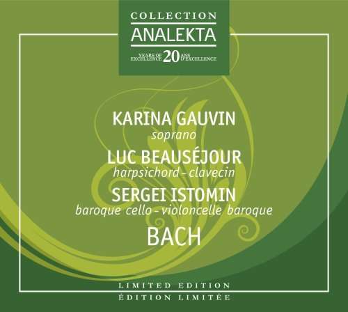 Bach - Gauvin,karina / Beausejour / Istomin - Musiikki - Analekta - 0774204201227 - tiistai 16. syyskuuta 2008