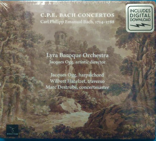 Cover for Carl Philipp Emanuel Bach · Lyra Baroque Orchestra - C. P. E. Bach Concertos (CD) (2019)
