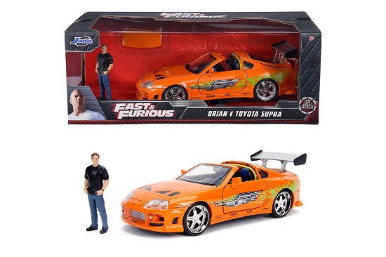 Cover for Figurines · FAST &amp; FURIOUS - 1995 Toyota Supra &amp; Brian - 1:24 (Toys) (2020)