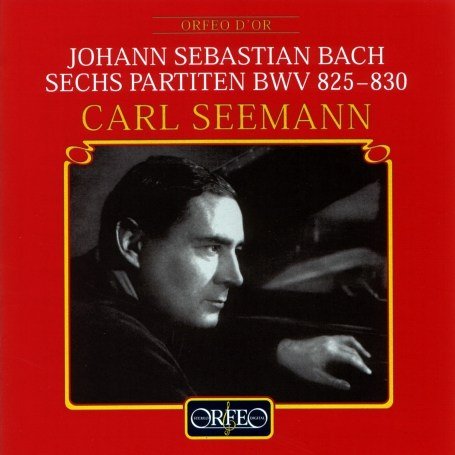 Cover for Bach / Seeman · 6 Partitas Bwv 825-830 (CD) (2001)