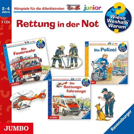 Cover for Erne, Andrea / Reider, Katja [autoren] / Metzger, Wo · Wieso? Weshalb? Warum? Junior: Rettung In Der Not (CD) (2020)