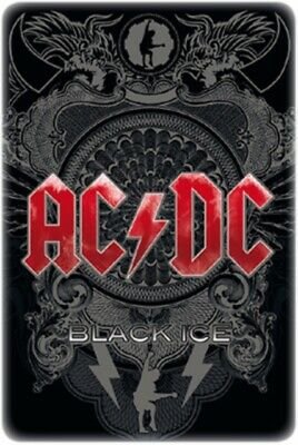 Black Ice - Metal Wall Sign - AC/DC - Produtos - AC/DC - 4039103997227 - 