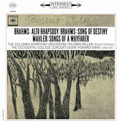 Cover for Brahms / mahler · Alto Rhapsody / song.. (LP) (2016)