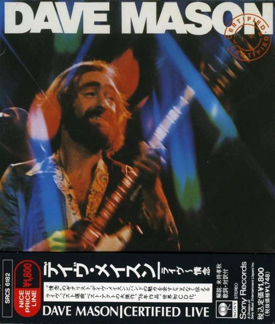 Cover for Dave Mason · Certified Live (CD) (1992)