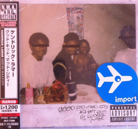 Cover for Kendrick Lamar · Good Kid. M.a.a.d City &lt;limited&gt; (CD) [Japan Import edition] (2016)