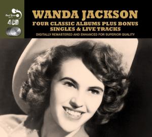 4 Classic Albums Plus Bonus Singles & Live Tracks - Wanda Jackson - Musik - REAL GONE MUSIC DELUXE - 5036408137227 - 4 oktober 2012