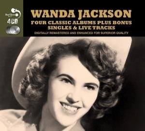 Cover for Wanda Jackson · 4 Classic Albums Plus Bonus Singles &amp; Live Tracks (CD) [Box set] (2012)