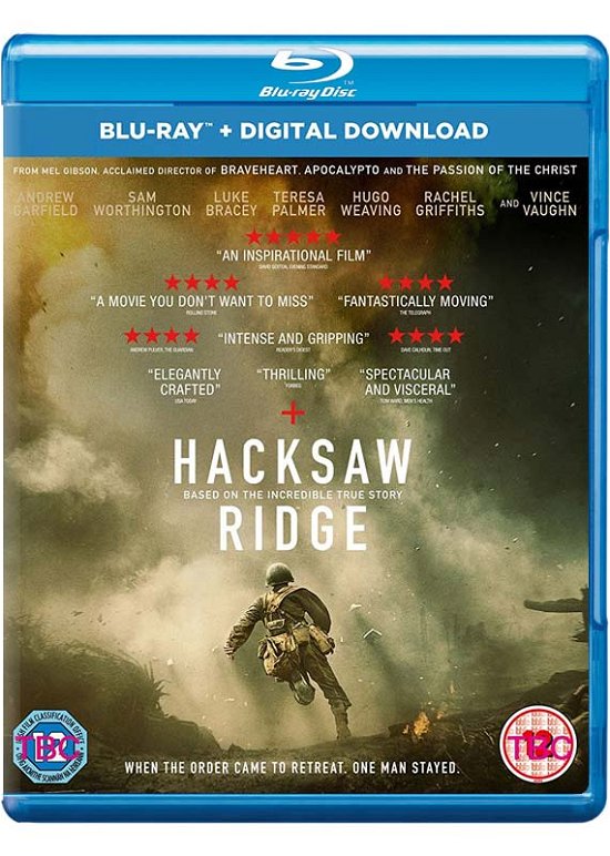 Cover for Hacksaw Ridge [edizione: Regno · Hacksaw Ridge [Edizione: Regno Unito] (Blu-ray) (2017)