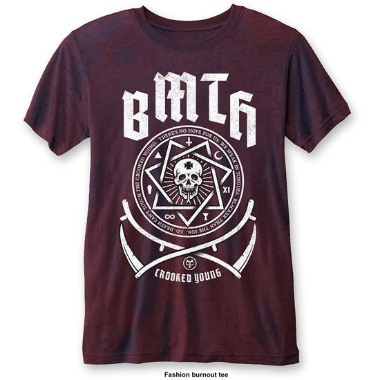 Bring Me The Horizon Unisex T-Shirt: Crooked Young (Burnout) - Bring Me The Horizon - Marchandise - Bravado - 5055979982227 - 