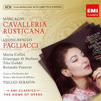 Cover for Serafin · Callas - Di Stefano - Pagliacci &amp; Cavalleria Rusticana (CD) (2010)