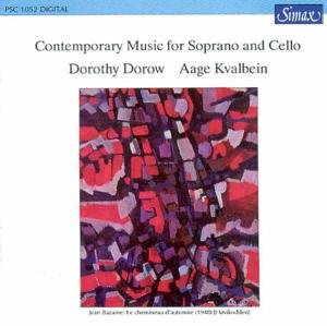 Cover for Bergman / Fontyn / Gershwin / Dorow / Kvalbein · Contemporary Music for Soprano &amp; Cello (CD) (1992)
