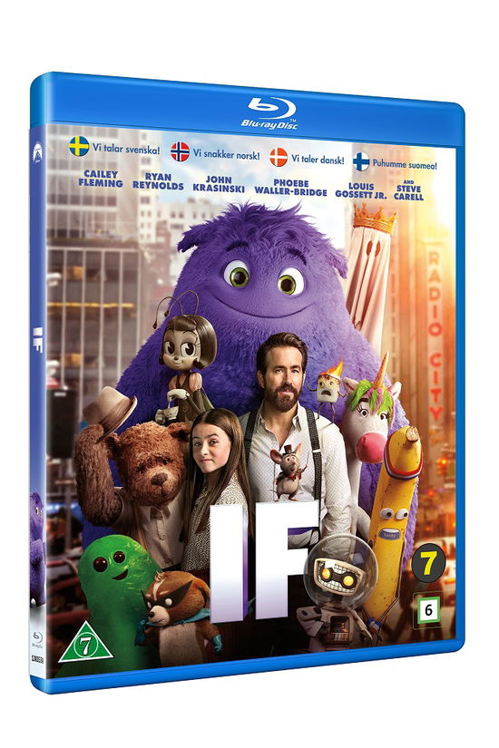 Cover for If (Imaginary Friends) (Blu-ray) (2024)