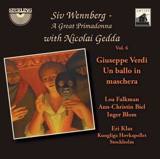 Siv Wennberg - A Great Primadonna Volume 6 - Giuseppe Verdi - Muziek - STERLING - 7393338180227 - 22 april 2016