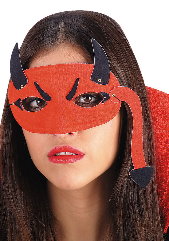 Carnival Toys 1622: Maschera Diavolo Rosso In Tessuto -  - Merchandise - Carnival Toys - 8004761016227 - 