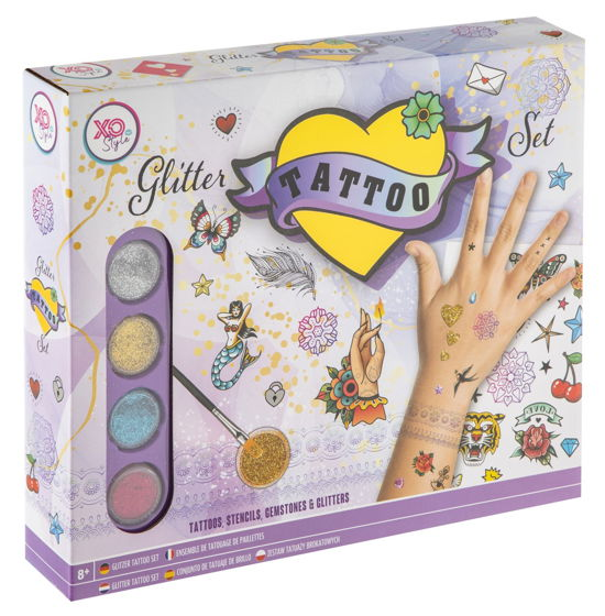 Grafix - Glitter Tattoo Set 19dlg. - Grafix - Merchandise -  - 8715427100227 - 