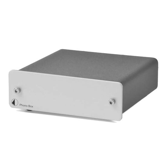 Cover for Pro-Ject · Phono Box DC, silver (Plattenspieler)