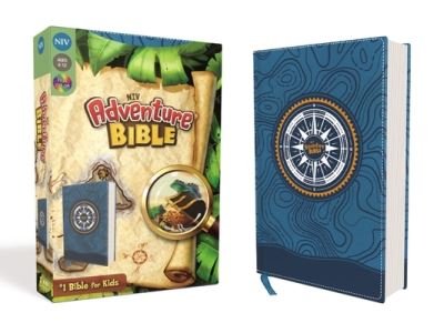 NIV, Adventure Bible, Leathersoft, Blue, Full Color - Zondervan - Livros - HarperCollins Christian Pub. - 9780310458227 - 3 de agosto de 2021