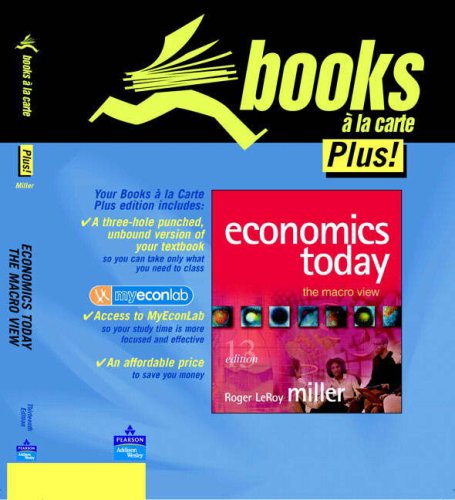 Cover for Miller · Economics Today: Macro View &amp; Mel S/acc Kit (Paperback Book) [13th edition] (2005)