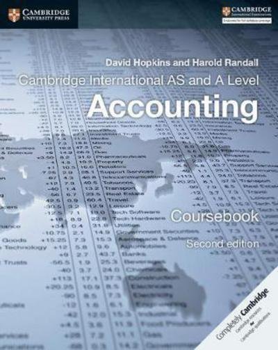 Cover for David Hopkins · Cambridge International AS and A Level Accounting Coursebook (Taschenbuch) [2 Revised edition] (2017)