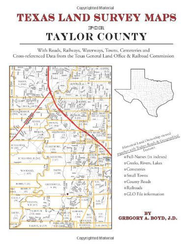 Cover for Gregory a Boyd J.d. · Texas Land Survey Maps for Taylor County (Paperback Book) (2010)