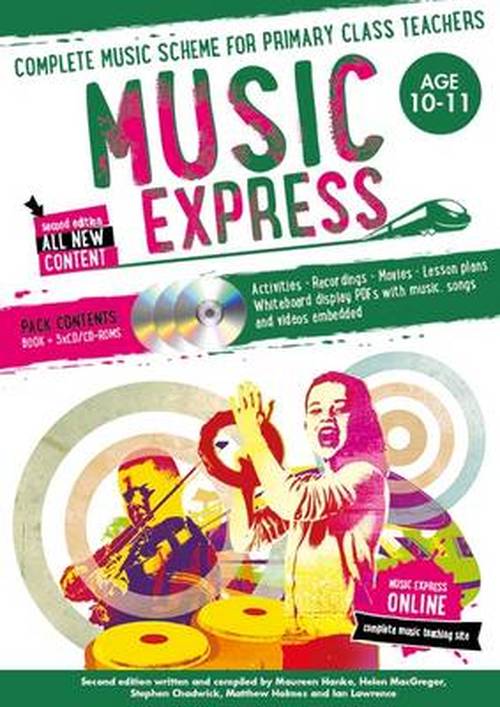 Cover for Stephen Chadwick · Music Express: Age 10-11 (Book + 3CDs + DVD-ROM): Complete Music Scheme for Primary Class Teachers - Music Express (Book) [New edition] (2014)