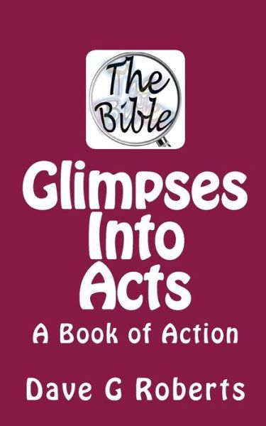 Glimpses into Acts: a Book of Action - Dave G Roberts - Kirjat - Createspace - 9781515119227 - keskiviikko 22. heinäkuuta 2015