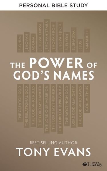 Cover for Tony Evans · Power of God's Names Personal Bible Study Book, The (Pocketbok) (2020)