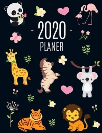 Cover for Kuhab Design · Dschungeltiere Planer 2020 (Paperback Bog) (2020)