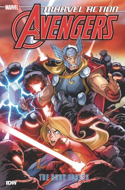Cover for Matthew K. Manning · Marvel Action: Avengers: The Ruby Egress (Book Two) - Marvel Action: Avengers (Pocketbok) (2019)