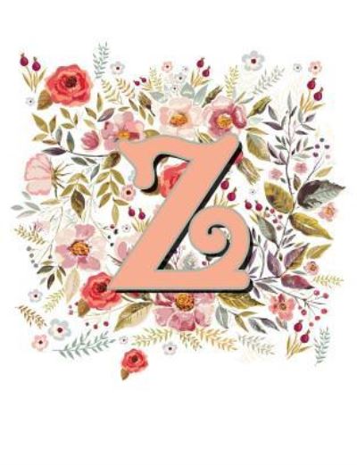 Cover for Terri Jones · Z Monogram Letter Floral Wreath Notebook (Paperback Book) (2018)