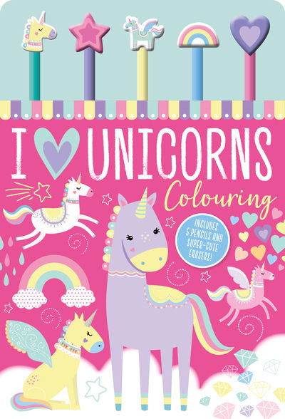 Cover for Make Believe Ideas · I Love Unicorns Colouring (Book) (2020)