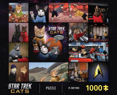 Cover for Chronicle Books · Star Trek Cats 1000-Piece Puzzle (SPIL) (2021)