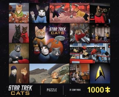 Star Trek Cats 1000-Piece Puzzle - Chronicle Books - Brettspill - Chronicle Books - 9781797212227 - 8. juli 2021
