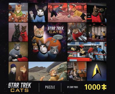 Cover for Chronicle Books · Star Trek Cats 1000-Piece Puzzle (SPEL) (2021)