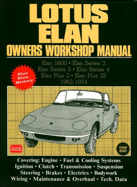 Lotus Elan Owners Workshop Manual 1962-74 - R M Clarke - Bøger - Brooklands Books Ltd - 9781855200227 - 1999